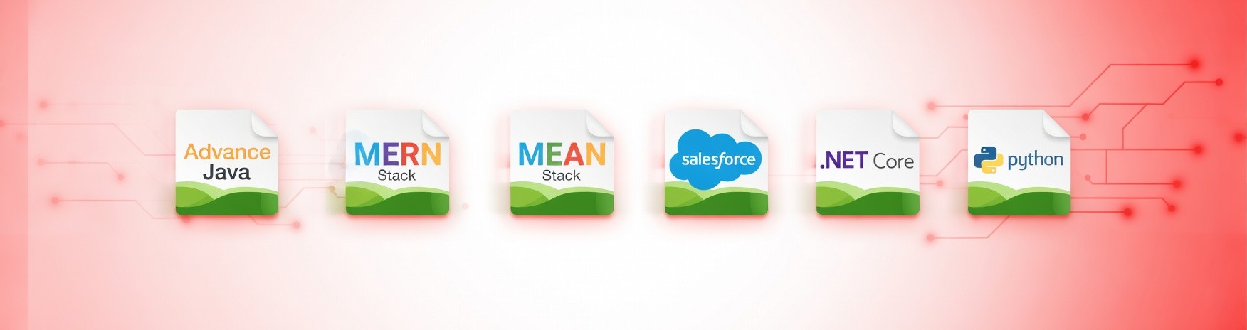 Technologies We Use - Advance Java, MERN, MEAN, Salesforce, .NET Core, Python